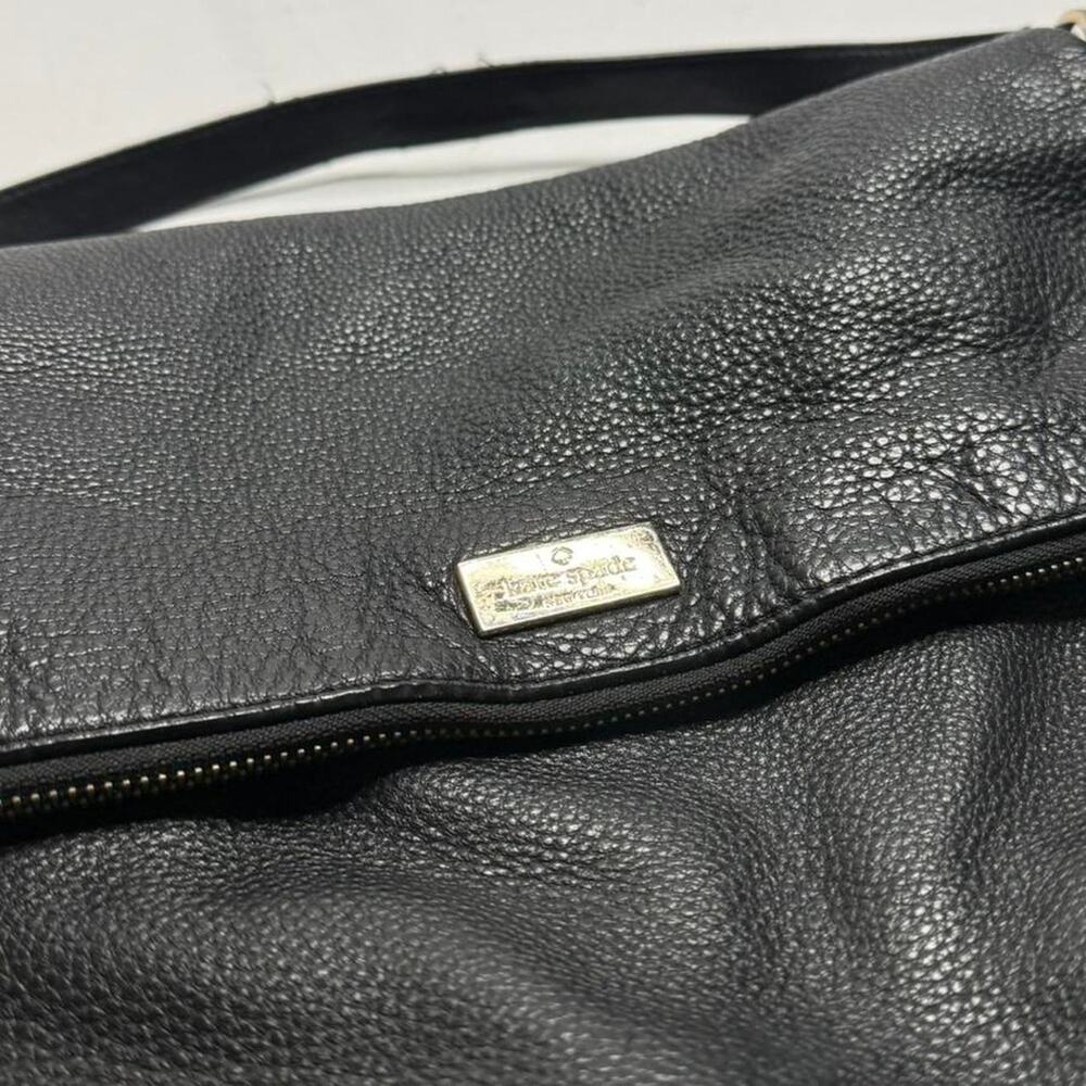 Kate Spade New York Highland Place Medium Maria Black leather shoulder bag Purse - Picture 4 of 8